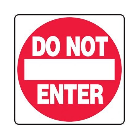 Accuform SAFETY SIGN DO NOT ENTER 18 X 18 MVHR482XV MVHR482XV